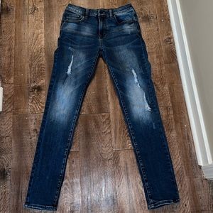 Arizona Mens distressed skinny jeans 30 x 32